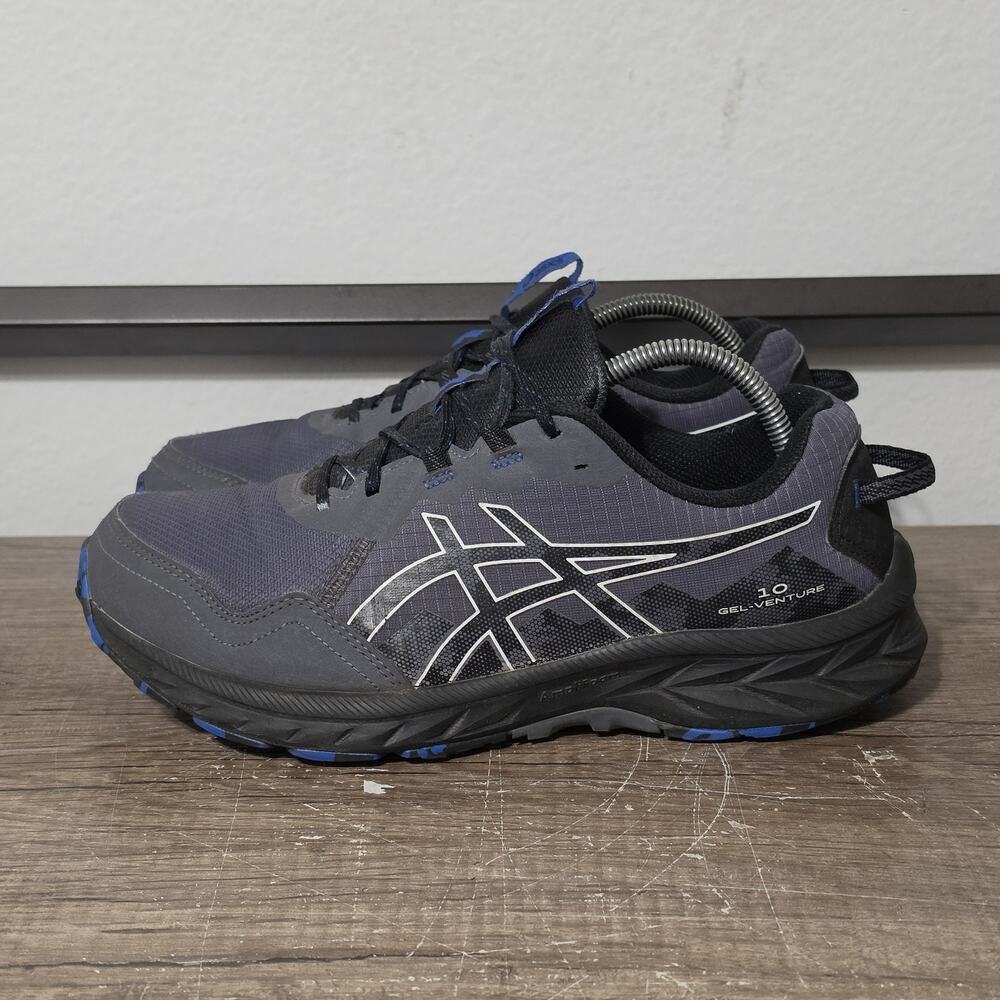 Asics Gel Venture 10 Men's Athletic Trail Running Shoes Size 9 Gray Wide